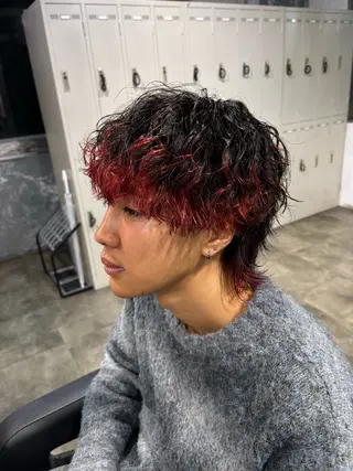 メンズ 🪽直毛男子の救世主 🪽フェザーパーマのヘアスタイル