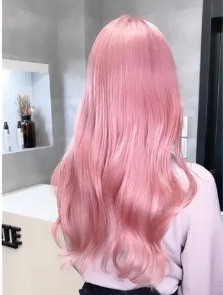 ロング カラー エクステ ダブルカラー新宿のヘアスタイル