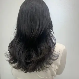 ロング カラー ヘアアレンジ 小倉 結衣のヘアスタイル