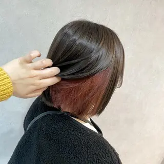 ミディアム カラー 透明感カラー/京橋/ reikoのヘアスタイル