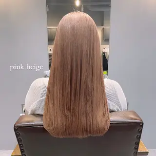 ロング カラー Mimi🎀ブリーチ なし透明感 Ｗカラーのヘアスタイル