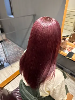 カラー まつもと みなつのヘアスタイル
