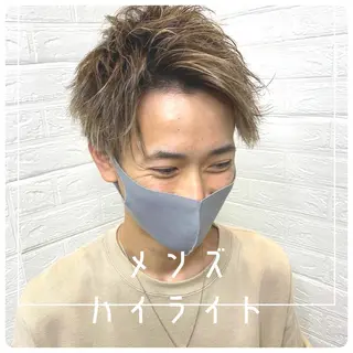 カラー メンズ レイヤー/艶カラー 奥野恭平のヘアスタイル