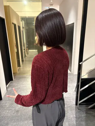 ショート カラー mao | 柔らか艶カラー🫧のヘアスタイル