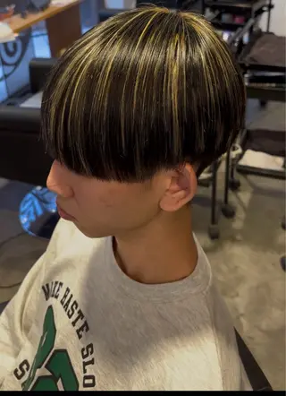 ミディアム 田村 丈晴/カラー/パーマのヘアスタイル