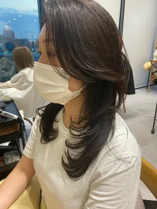 ロング カラー 似合う髪型が 分からない方へのヘアスタイル