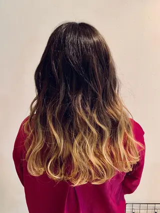 ロング カラー 【Gluck】高橋 大治のヘアスタイル
