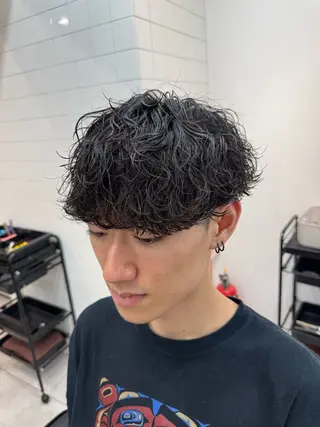 パーマ メンズ 大宮メンズ特化/パー マ職人/小川藍人のヘアスタイル
