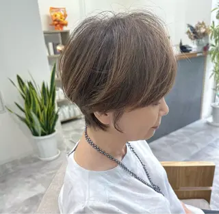 ショート カラー 近鉄奈良ショートヘア 清水力也のヘアスタイル