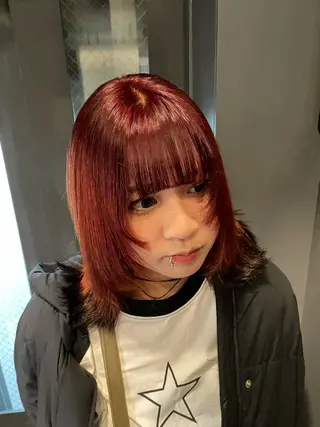 ミディアム PANOLA下北沢 中川夢菜のヘアスタイル