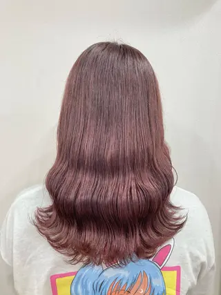 セミロング カラー ☁️hinako☁️ 1HAVANAのヘアスタイル