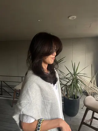 ロング Leverage New York所属・小滝 楓のヘアスタイル