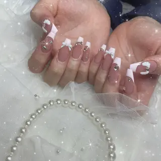 ネイル Blue daisy RIN🎀のネイルデザイン