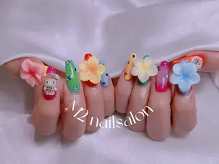 ネイル 長さだし専門店 M2 rikaのネイルデザイン