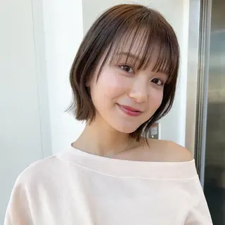 ショート 原宿/韓国ボブ /くびれボブ/優希のヘアスタイル