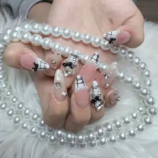 ネイル 🎀nana🫧 ワンホンネイル🎀のネイルデザイン