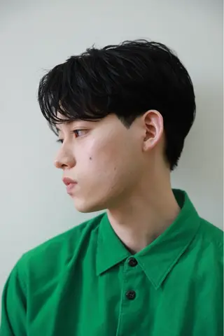 パーマ メンズ 渋谷/フェザー/ 毛流れ/竹内凌のヘアスタイル