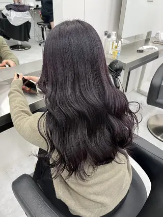 セミロング ヘアアレンジ カラー 🪞【公式】表参道 🪞knot🪞のヘアスタイル