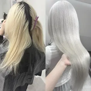 ロング 💞ハイトーン/ヘア アレンジ💞 くるみのヘアスタイル