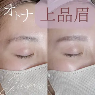 アイブロウ Juno ユノのマツエク・マツパデザイン