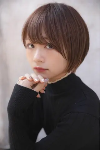 ショート カラー 岡安優太 顔まわり似合せが得意のヘアスタイル