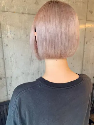 ショート 透明感カラー🌿ボブ ✨飛田　ケイのヘアスタイル