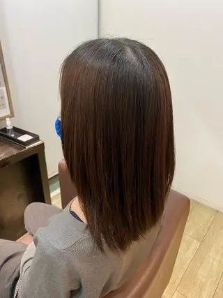 セミロング 小宮 真理奈のヘアスタイル