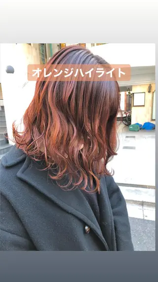 ミディアム カラー 店長 小池アキトのヘアスタイル