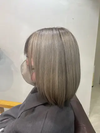 ミディアム 伊藤 実悠/豊橋/ 髪質改善カラーのヘアスタイル
