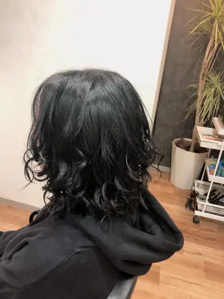 ミディアム 太白区/白髪ぼかし ハイライト/千葉達人のヘアスタイル
