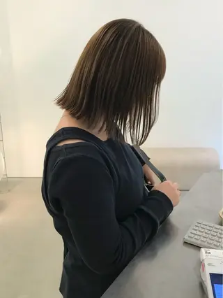 ショート カラー 透明感艶カラー/ リュウジンキョウカのヘアスタイル