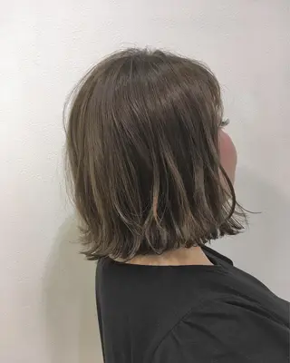 ミディアム はまべ です☆のヘアスタイル