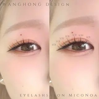 マツエク・マツパ MicoNoa Asamiのマツエク・マツパデザイン