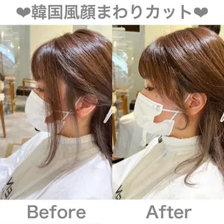 ミディアム カラー 韓国ヘア×髪質改善 /yoshikaのヘアスタイル
