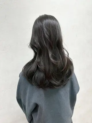 ロング カラー rio¦ブラウン¦暗 髪¦縮毛矯正🌙のヘアスタイル