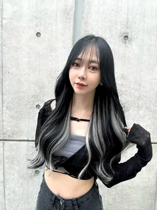 セミロング カラー 髪質改善 レイヤー Naoyaのヘアスタイル