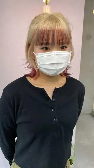 ミディアム 前橋 姫奈のヘアスタイル