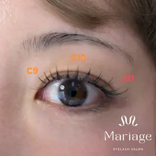 マツエク・マツパ Mariage高岡 (マリアージュ)のマツエク・マツパデザイン