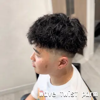 パーマ メンズ 瀬野凌介/メンズ カット/パーマのヘアスタイル