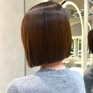 ショート カラー 原宿/韓国ボブ /くびれボブ/優希のヘアスタイル