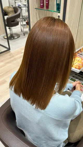 セミロング 髪質改善×縮毛矯正 特化サロン/森脇のヘアスタイル