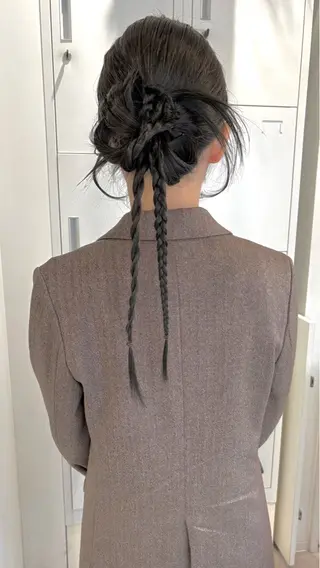 ヘアアレンジ 河野いずみ レイヤー/ボブ 🤍のヘアスタイル