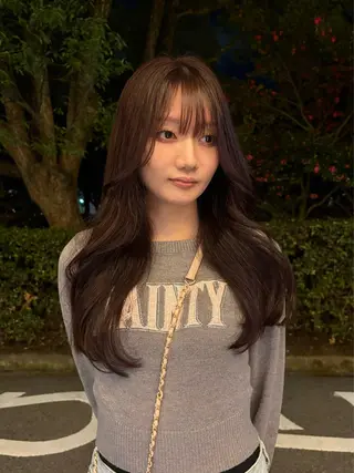 ロング 韓国レイヤー YOKE reinaのヘアスタイル