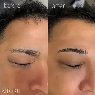 メンズ アイブロウ 木6 -キロク-🍀 辻彩花のマツエク・マツパデザイン