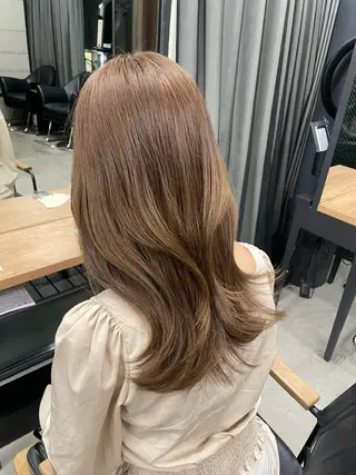 ミディアム 伊藤 莉奈　韓国ヘアのヘアスタイル