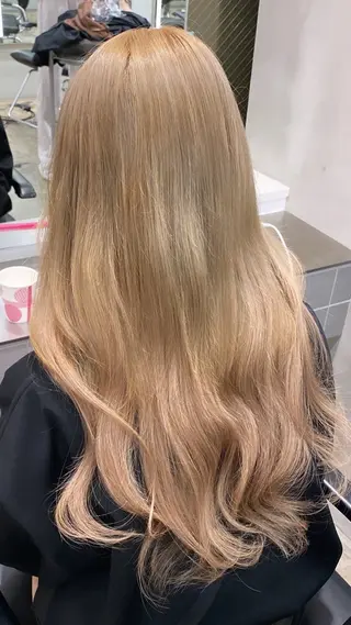 ロング カラー grow所属・🧡YUKA🧡 渋谷/ﾌﾟﾙｴｸｽﾃのヘアスタイル