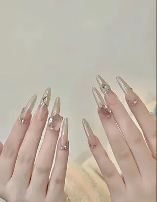 ネイル AND Nail 長さだし専門店のネイルデザイン