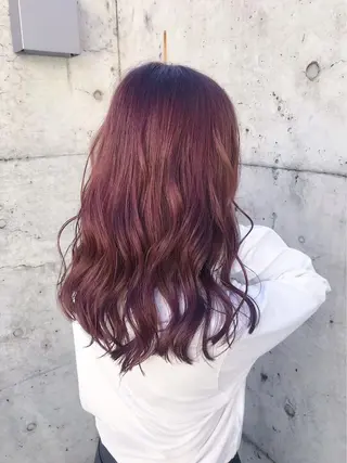 ミディアム 💍艶カラー KAREN💍のヘアスタイル