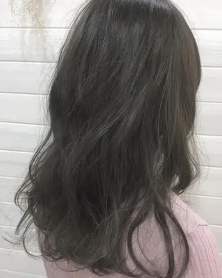 セミロング カラー 北間 寛哉のヘアスタイル