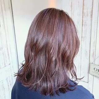 ミディアム カラー ヘアアレンジ 似合わせhair🔸 アサダ タカコ🔸のヘアスタイル